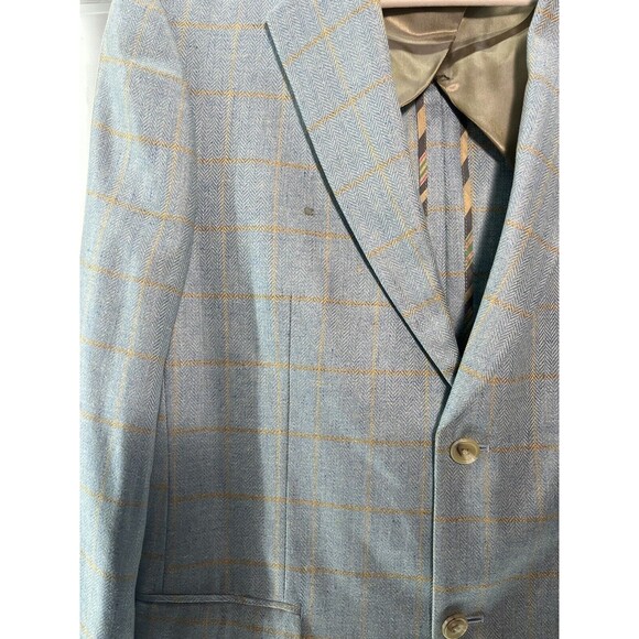 Ibiza Mens Blazer Sport Coat Two Button Jacket 38R Silk Causal Blazer‎ - Picture 2 of 8